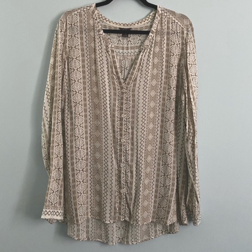 Eddie Bauer | Tribal print soft fabric
